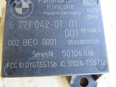BMW Trigger Transmitter for Tire Pressure Monitoring System TPMS RDC Beru (4 Piece Set) 362367710424
